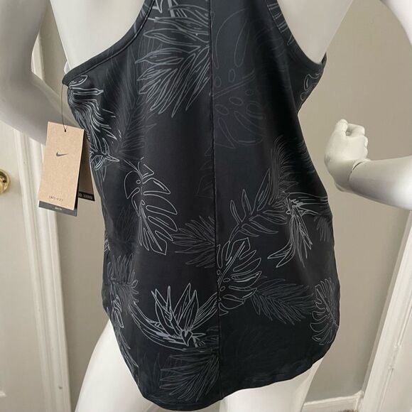 Nike Dri-Fit One Luxe Black Slim Fit Strappy Tank Top Women’s Sz L (DV9682-010) - Picture 5 of 10